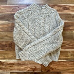 Crop Top Tan Sunday Best Sweater S